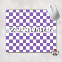 Plain Checkered 2 Mouse Pad