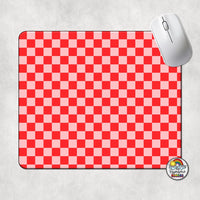 Plain Checkered 1 Mouse Pad