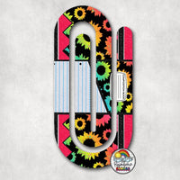 Rainbow Daisy Pencil Combo Acrylic Paperclips