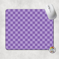 Plain Checkered 1 Mouse Pad