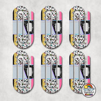 Light Leopard Pencil Combo Acrylic Paperclips