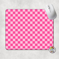 Plain Checkered 1 Mouse Pad