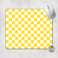 Plain Checkered 2 Mouse Pad