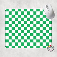 Plain Checkered 2 Mouse Pad