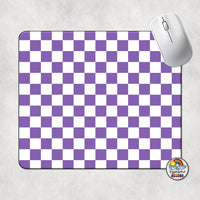 Plain Checkered 2 Mouse Pad