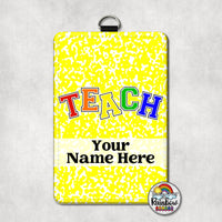 Yellow Bright TEACH Vertical