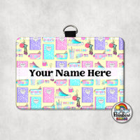 Yellow School Supplies Horizontal