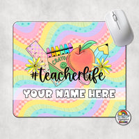 Retro Rainbow Supplies Mouse Pad