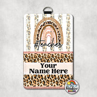 Boho Peach Leopard Vertical