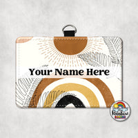 Calm Boho Rainbow Horizontal