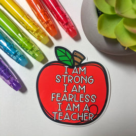 I am a Teacher Sticker