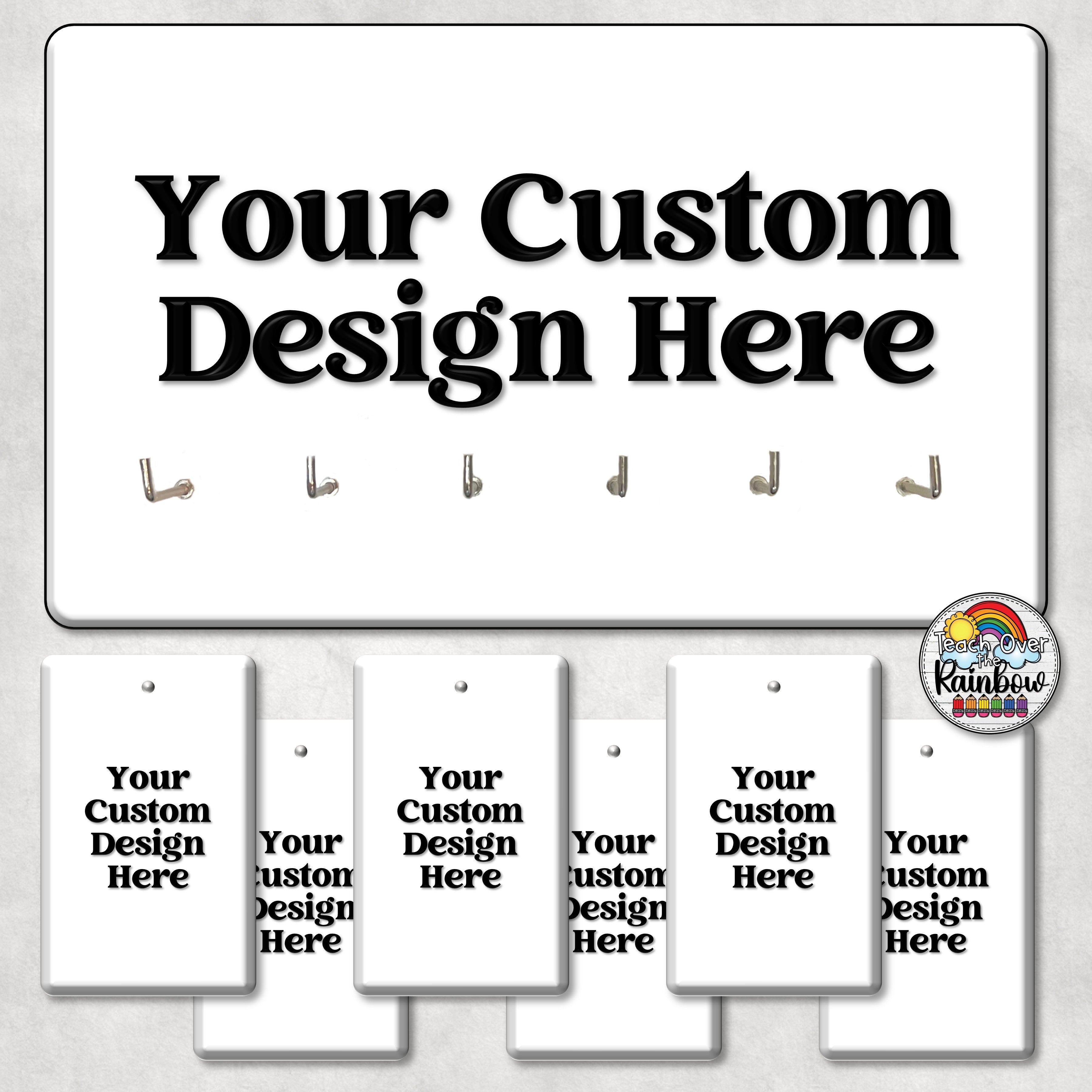 Custom Hall Passes – Teach Over the Rainbow