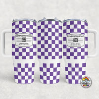 Checker Composition 2 All Colors- 40 oz. Cup