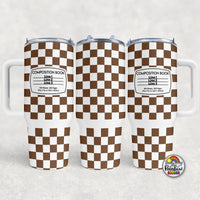 Checker Composition 2 All Colors- 40 oz. Cup