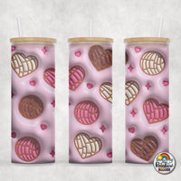 The Yummy Concha Glass Can