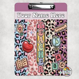 Teacher Pencil 2 Clipboard