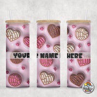 The Yummy Concha Glass Can