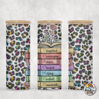 Teacher Books Glass Can