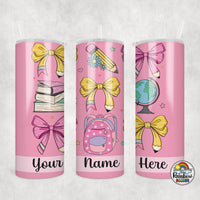 Pencil Bows 3 Tumbler