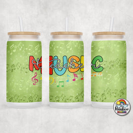 Music Teacher Glass Can