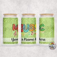 Music Teacher Glass Can