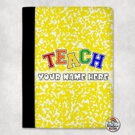 Yellow Bright TEACH Portfolio