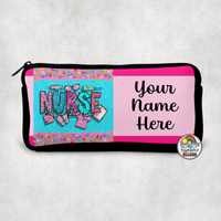 Pink Nurse Small Pencil Bag