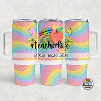 Retro Rainbow Supplies- 40 oz. Cup