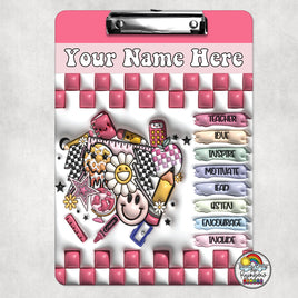 It's a Teacher Vibe Clipboard