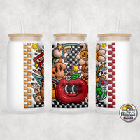 Vibing Teacher Glass Can