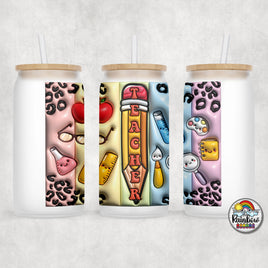 Teacher Pencil 1 Glass Can