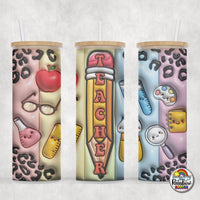 Teacher Pencil 1 Glass Can