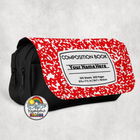 Composition Large Pencil Bag