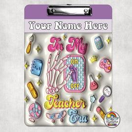 Teacher Era On/Off Clipboard