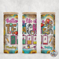 Teacher Battery Glass Can