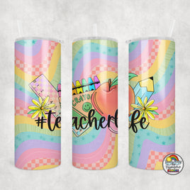 Retro Rainbow Supplies Tumbler