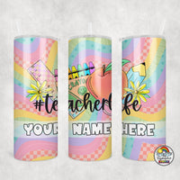 Retro Rainbow Supplies Tumbler