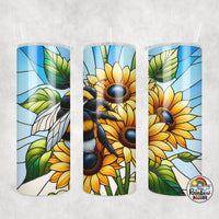 Bright Bumble Bee Tumbler