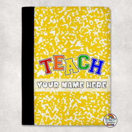 Yellow Bright TEACH Portfolio