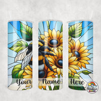 Bright Bumble Bee Tumbler