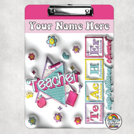 Teacher Babe Clipboard