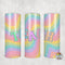 Retro Rainbow TEACH Tumbler