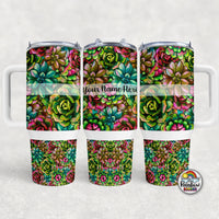 Succulent Love- 40 oz. Cup
