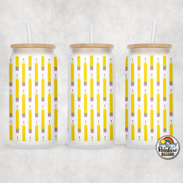 The Yellow Pencil Glass Can