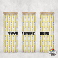 The Yellow Pencil Glass Can