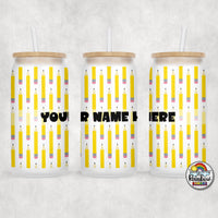 The Yellow Pencil Glass Can