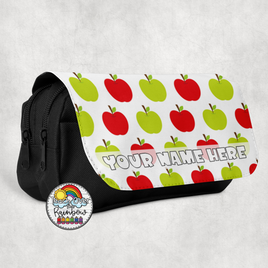 Red & Green Apples Large Pencil Bag