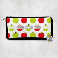 Red & Green Apples Small Pencil Bag