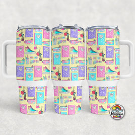 Yellow School Supplies- 40 oz. Cup