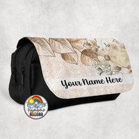 Lace Floral Large Pencil Bag